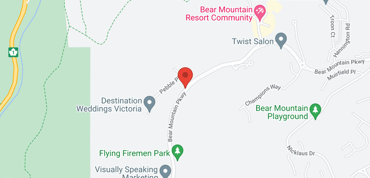 map of 307-1395 Bear Mountain Pkwy